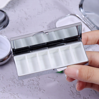 1PC przenośne niezbędne do podróży Pill Splitters futerał na pigułki pojemnik na leki organizator metalowe pudełko na pigułki 5
